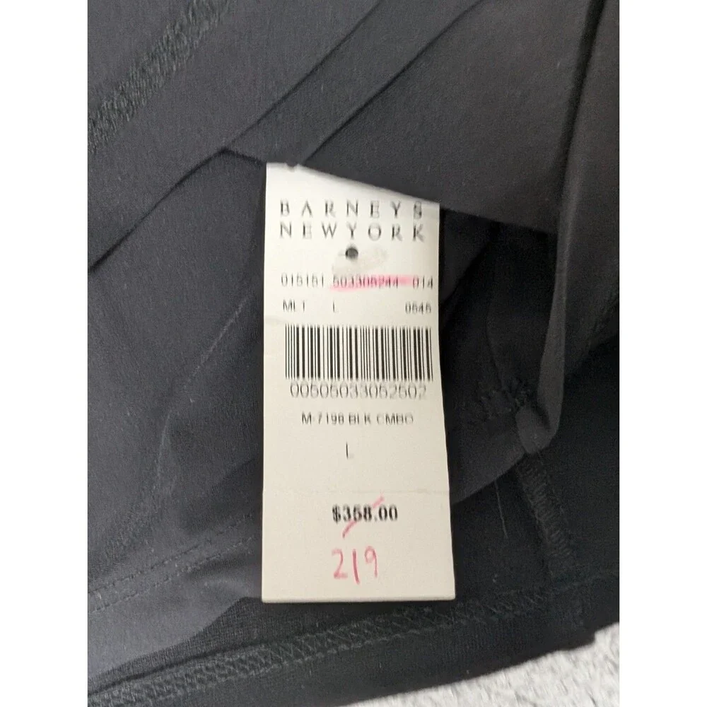 Mason Barney's New York Pencil Skirt Black/Gray /Ivory Women's L NWT $358
